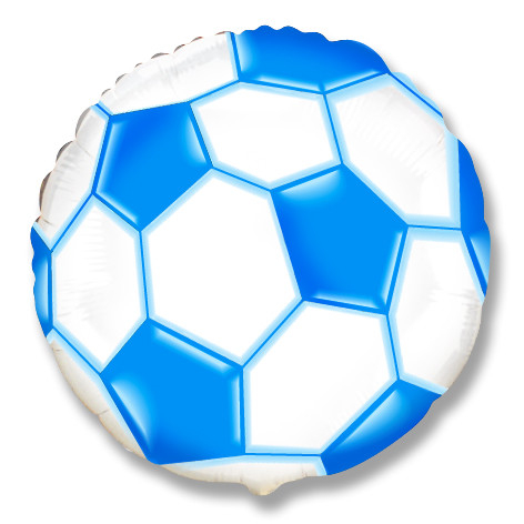 Шар Круг, Футбольный мяч (синий) / Soccer Ball