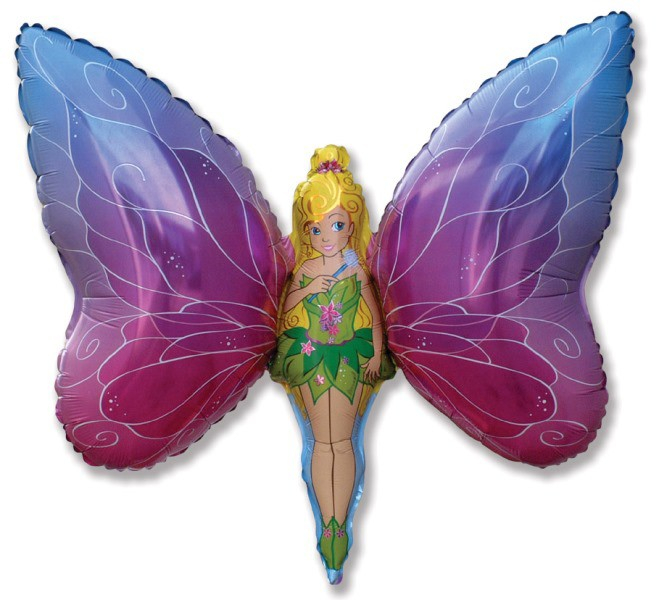 Шар Фигура, Девочка - бабочка / Lady Butterfly (в упаковке)