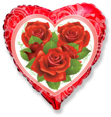 Шар Сердце, Розы / Roses