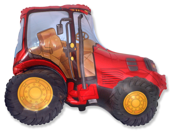 Шар Фигура, Трактор (красный) / Tractor (в упаковке)