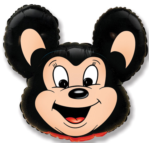 Шар Фигура Мощный мышонок / Mouse (чёрный) (в упаковке)