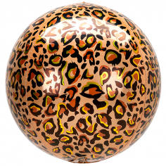 Шар Сфера 3D, Леопард принт / 3D Leopard print (в упаковке)