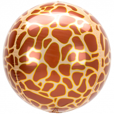 Шар Сфера 3D, Жираф принт / 3D Giraffe print (в упаковке)