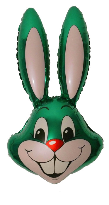 Шар Фигура, Заяц (зеленый) / Rabbit (в упаковке)