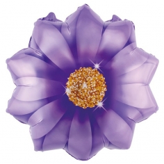 Шар Фигура, Цветок, Фиолетовый / Flower violet (в упаковке)