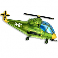 Шар Мини-фигура Вертолёт, Зелёный / Helicopter (в упаковке)
