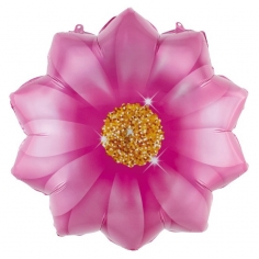 Шар Фигура, Цветок, Розовый / Flower pink (в упаковке)