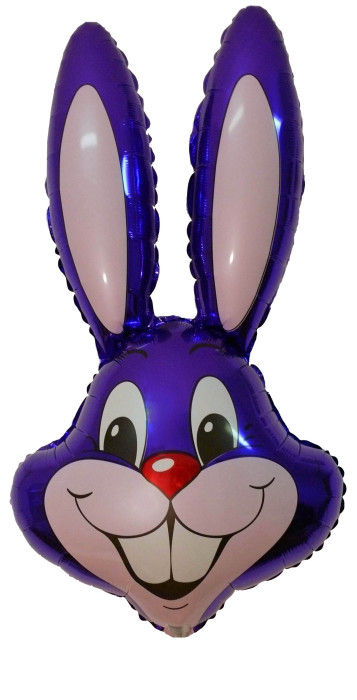 Шар Фигура, Заяц (фиолетовый) / Rabbit (в упаковке)
