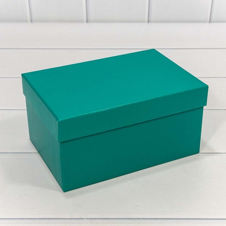 Набор подарочных коробок, Прямоугольные, Тёмно-бирюзовый