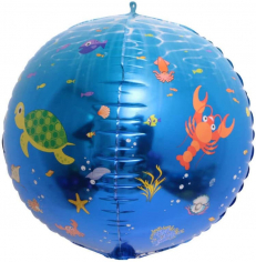 Шар Сфера 3D, Подводный мир (в упаковке)