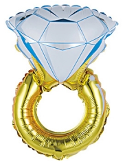 Шар Фигура, Золотое кольцо с бриллиантом (в упаковке)