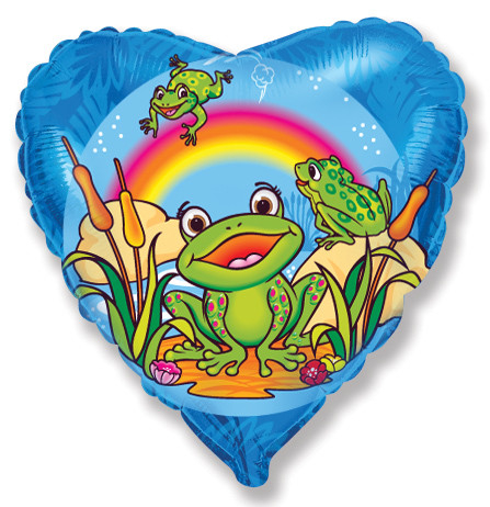 Шар Сердце, Счастливый лягушонок / Happy frog